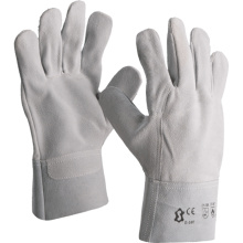 PAIRE GANTS SOUDEUR GRIS T.10 MANCHETTE 7CM